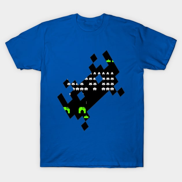 Space Invaded T-Shirt by woodnsheep